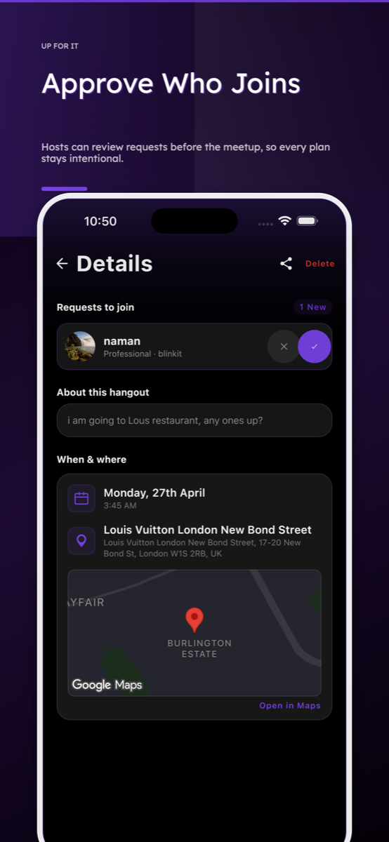 Join request approval screen in Capybara